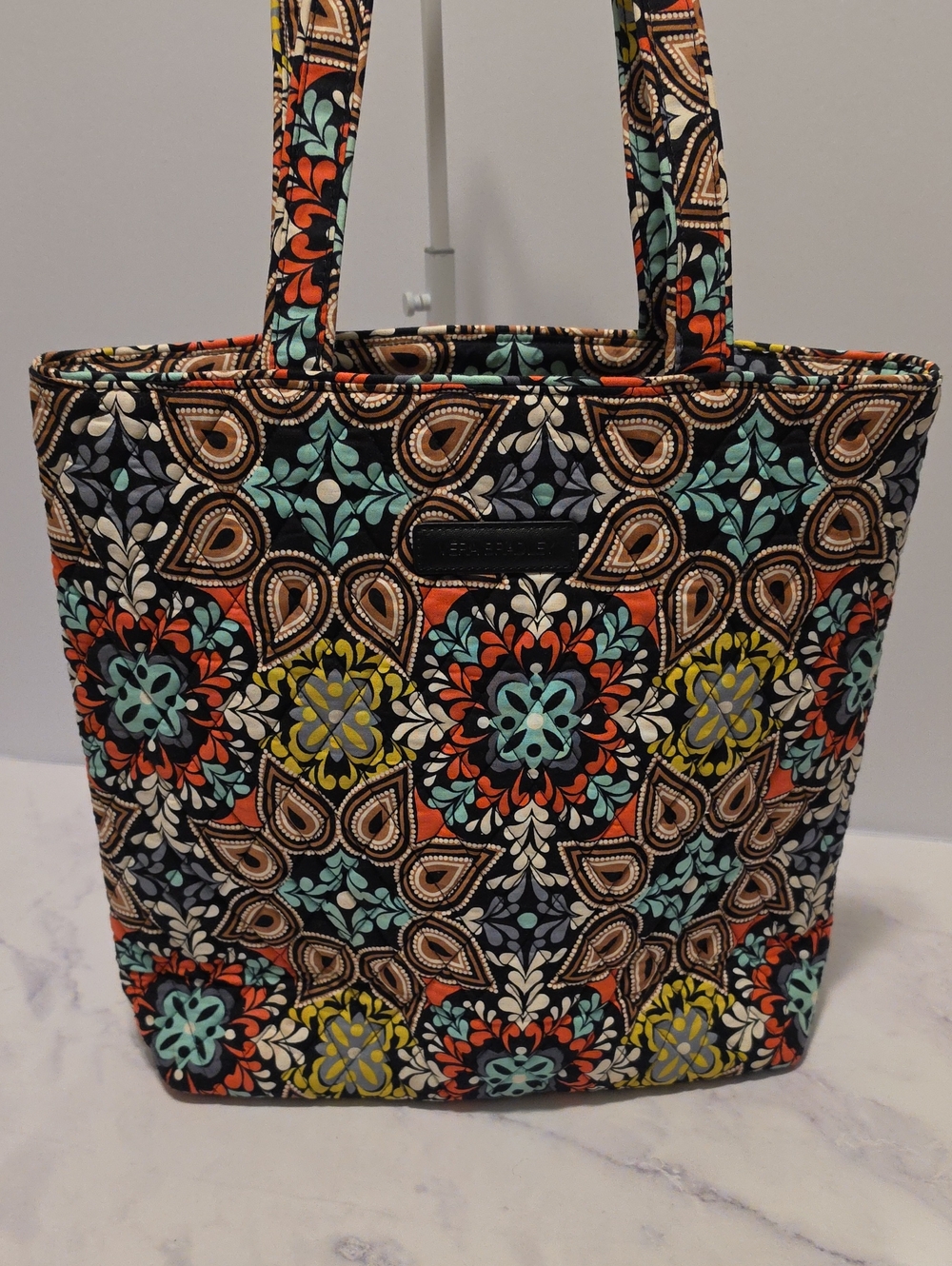 Vera Bradley Patterned Quilted Tote Bag in Multicolor